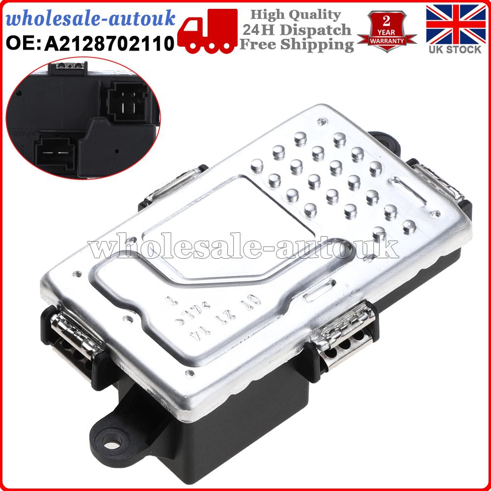 Heater Blower Motor Resistor A2128702110 for Mercedes W204 W207 W212 W218 W231