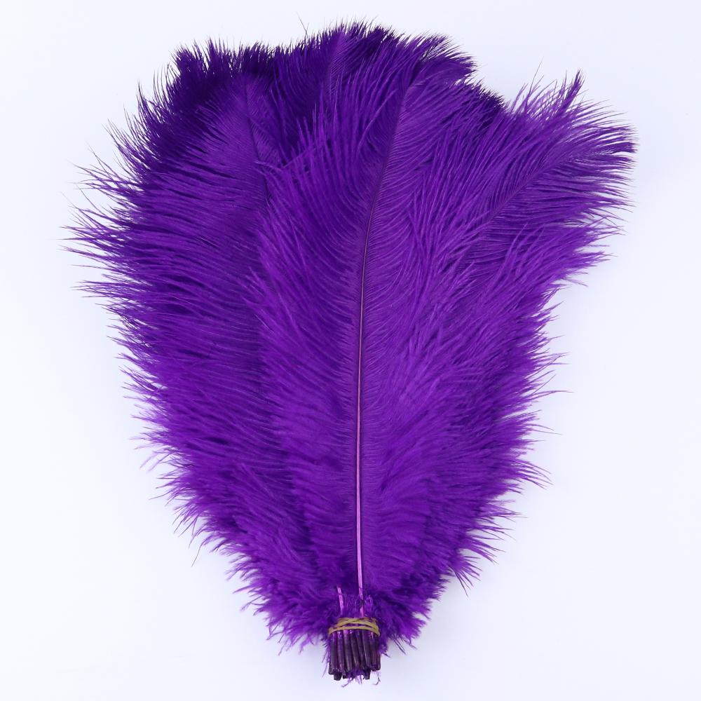 10Pcs Green Ostrich Feathers for Crafts 15-35cm Handicraft Accessories DIY Plume Starry Wedding Mask Handmade Centerpieces Decor