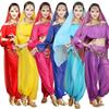 Indian Ethnic Belly Dance Set - Long Sleeve Autumn/Winter Pants for Stage Performance