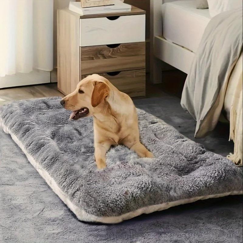 Großes Plüsch Hundebett Sofa Verdickt Super Weich Polyester Haustiermatte Hundebox Matte Bett Für Kleine Mittlere Große Hunde