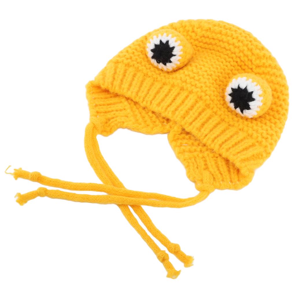 Dog Knitted Hat Funny Cute Design Comfortable Pets Winter Warm Knitted Hat for Small Dogs Cats Cold Weather Winter