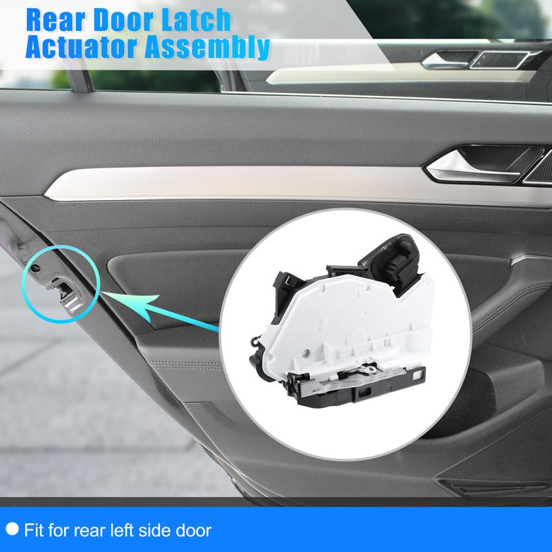 Motoforti Rear Left Door Lock Latch Actuator For Volkswagen Beetle 2012-2016 For Volkswagen GTI 2018- 5K4839015