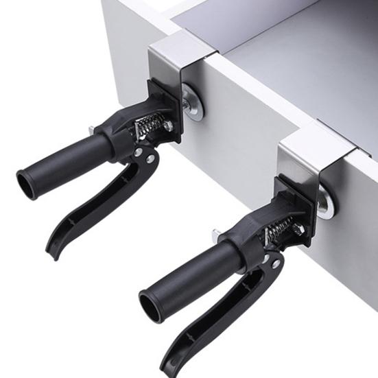 Drawer Front Installation Clamps with Ergonomic Handle Adjustable Multipurpose Easy To Use Drawer Panel Installation Fixing Clips
