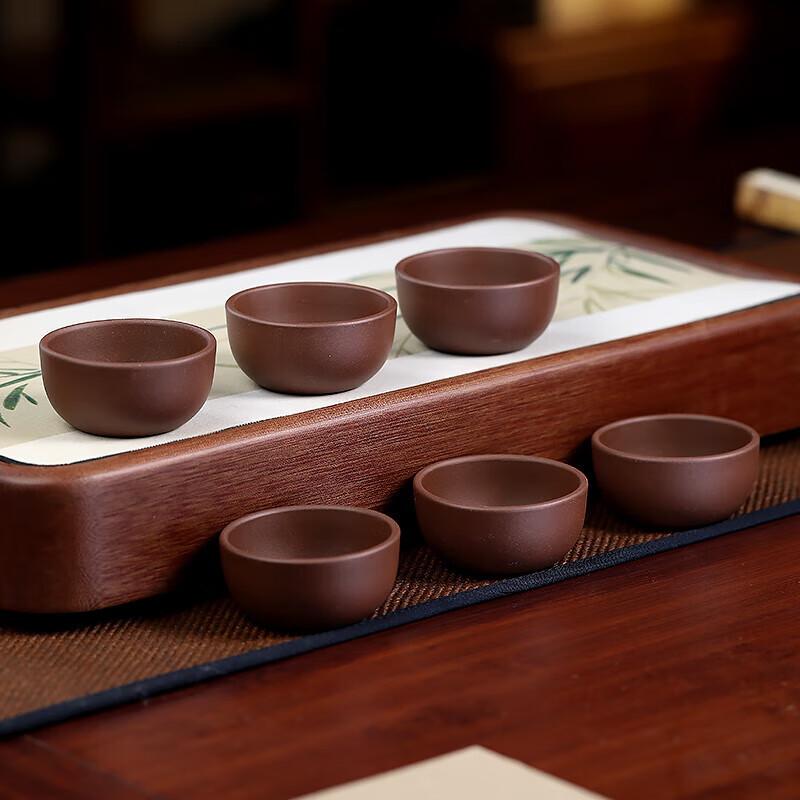 Bainianliyong Yixing Handmade Zisha Tasting Cup, Original Ore Purple Clay Master Cup, Kung Fu Tea Accessories, Brewing Bowl, Small Water Cup