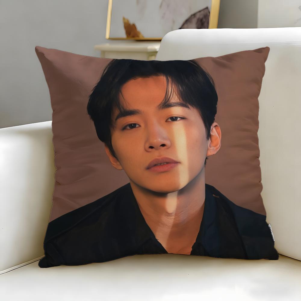 popular actor Lee Junho Cushion Cover Soft  EasyWash Pillow Case  Versatile for Couch Bed Travel and Office