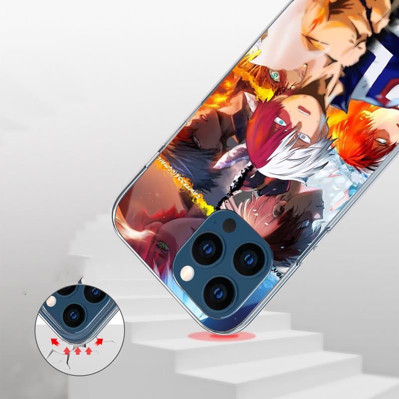 My Hero Todoroki Shoto Phone Case For iPhone 17 Air 16 Pro Max 16E 15 + 14 Plus 11 12 13 Mini 7 8 SE Gift Print Cover Fundas 17