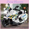 Brinquedo de Motocicleta de Polícia com Luzes Piscando e Movimento Inercial para Brincadeira de Crianças