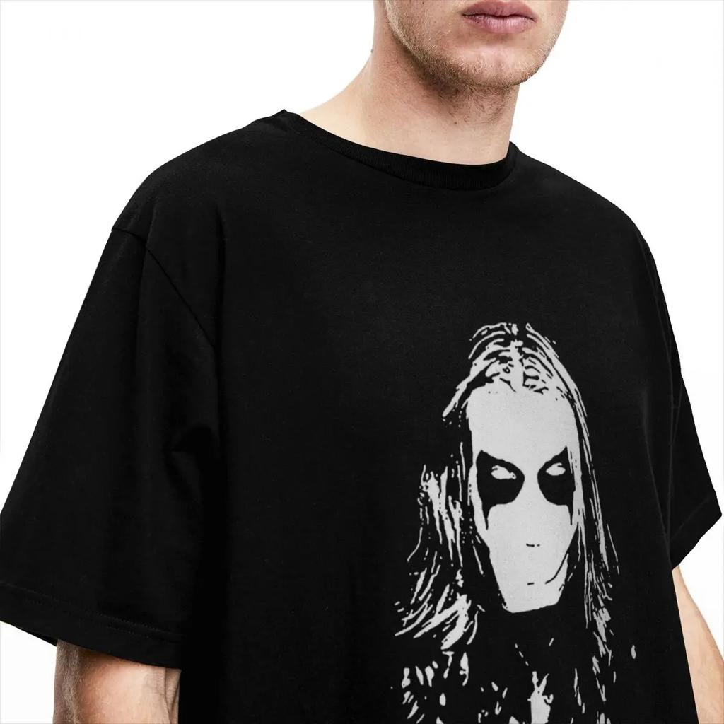 Men Women's Black Metal Euronymous Shirt Merch Tops T-shirt Graphic Print Tees Printed