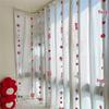 Red Wedding Room Décor: Curtains, Bunting, Ornaments, Double Happiness for Bride & Groom's New Home