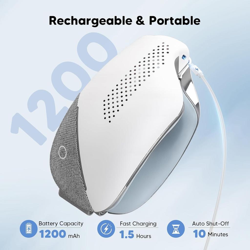 2026 Smart Visual Eye Massager Airbag Pressure Kneading Massage Relieve Fatigue Device Sleep Eye Mask for Improve Sleep Relaxation Gift for Women Men