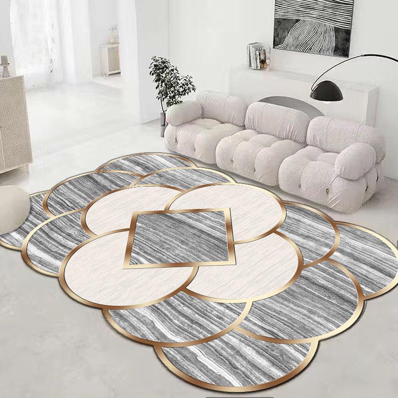 Irregular Marble Carpet Living Room Dirt Resistant Wear-resistant Easy To Maintain Carpet