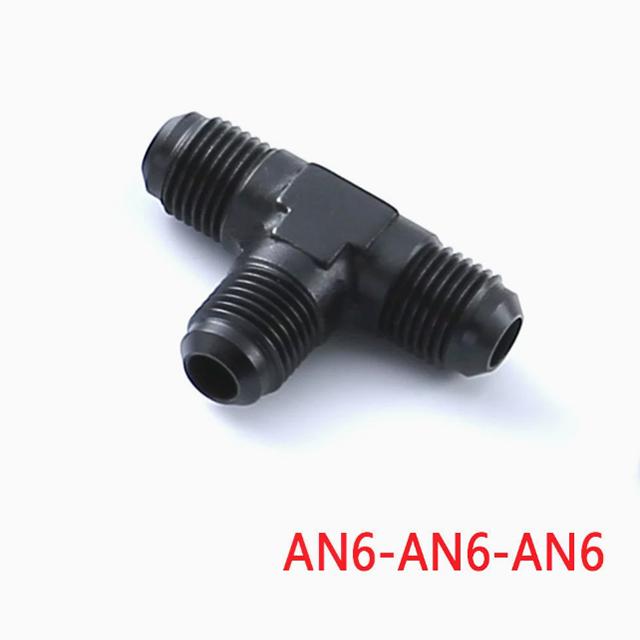 Modified Car Parts Oil Cold Joint Brake Three-way Quick Connection Oil Pipe AN3-AN12 Three-way Conversion Head Oil Cold