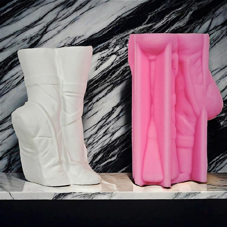 Ballett-Schuhform Harzformen zur Herstellung von Vasen-Tischdekorationen Weihnachtsgeschenk