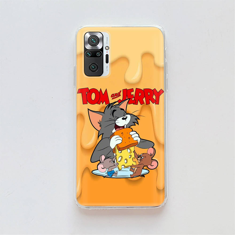 

Прозрачный чехол для Samsung A04 A14 A23 A34 A54 M23 M33 M52 M53 Realme Narzo 50 50I 50a Prime C35 C55 C30S 10 9 Pro T-94 Tom Jerry Cat Mouse VIVO X80 кожа буйвола