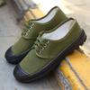 Shoes Direct Sales Thicker Soles Improved Labor Protection Shoes Construction Site Anti-slip Wear-resistant Yellow Rubber Sneakers