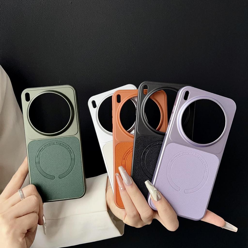 Honor Magic8Pro Faux Leather Magnetic Case - Luxury Lychee Grain X300Pro Drop-Proof Protector