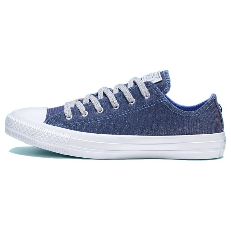 Converse Chuck Taylor All Star Starware Low Top Casual & Comfortable Non-Slip & Abrasion Resistant Low-Top Espadrilles Women's Blue
