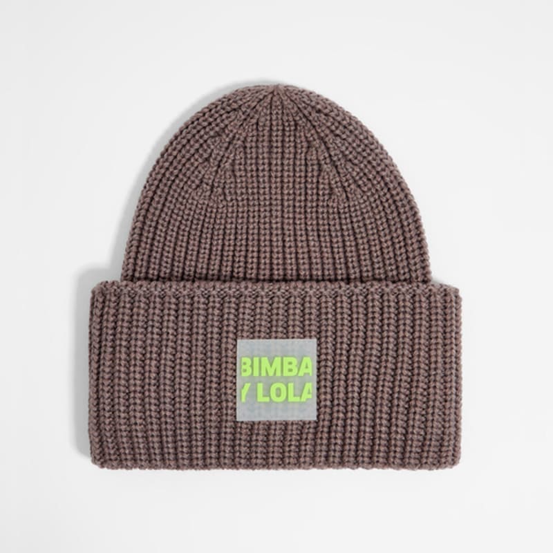 

BIMBA Y LOLA [23FW] BIMBA Y LOLA Gray Logo Knit Beanie B236AIH010GRB Gray_M