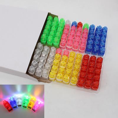 100pcs Colorful Glowing Finger Lights Sashimi Lamp Glowing Party Favors For Rave Parties Birthday
