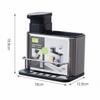 Large Capacity Kitchen Utensil Holder Stainless Steel Filterable Water Soap Liquid Storage Rack Removable Anti-rust