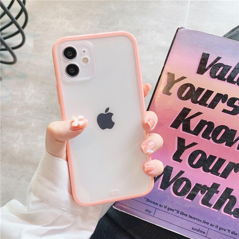 Buy TPU Candy Color Phone Case For iPhone 12 11 Pro Max X XR XS Max 6 ...