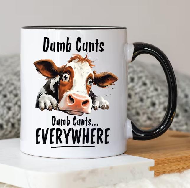 Cow Sheep Ceramic Coffee Mark Cup Ox Tea Cup Mood Cow Bull Emotional Expression New