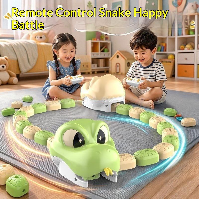 Magnetic RC Snake Car Dual Player Competitive Battle Toy Fun Creative for Kids Siblings Interactive Play Gift
