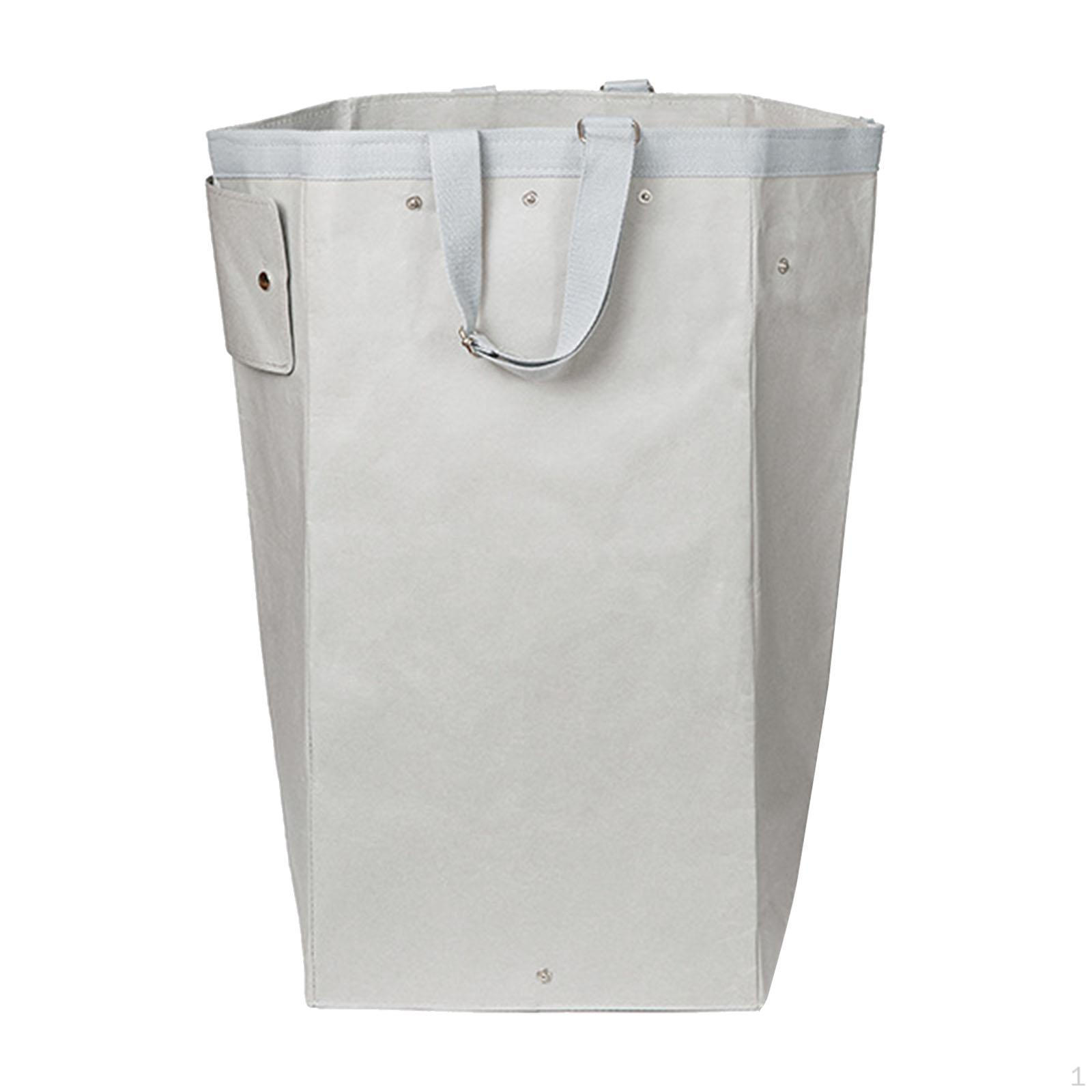 

Корзина для белья с ручками для организации домашнего хозяйства белый