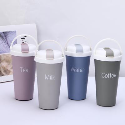 MeyJig Borraccia Termica in Acciaio Inossidabile Minimalista Bottiglia d'Acqua Borraccia Termica Tazza da Caffè Tazza da Viaggio 500ML
