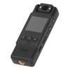 Body Video Recorder Black 1080P Portable 180° Rotatable Lens 1.3 Inch LCD Screen Supports Back Clip 