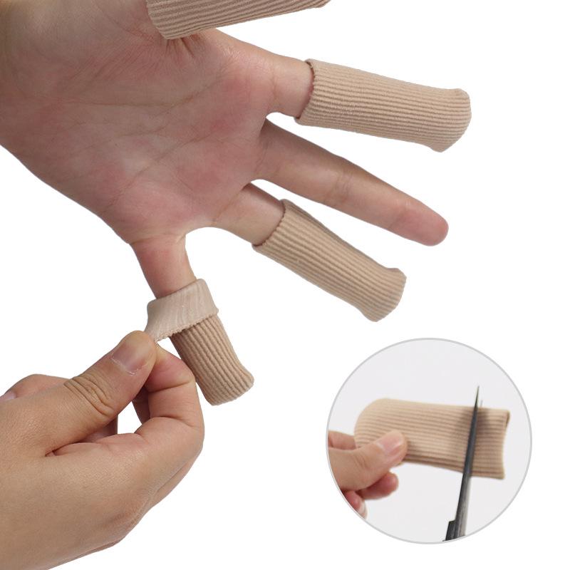 Closed Toe Fiber Moisturizing Sleeve with SEBS Cut Finger for Anti-Foot Rubbing Protection