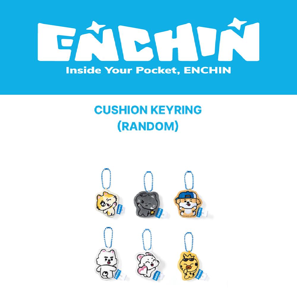 2-й предзаказ ENHYPEN Inside Your Pocket ENCHIN Брелок-подушка Random 1ea