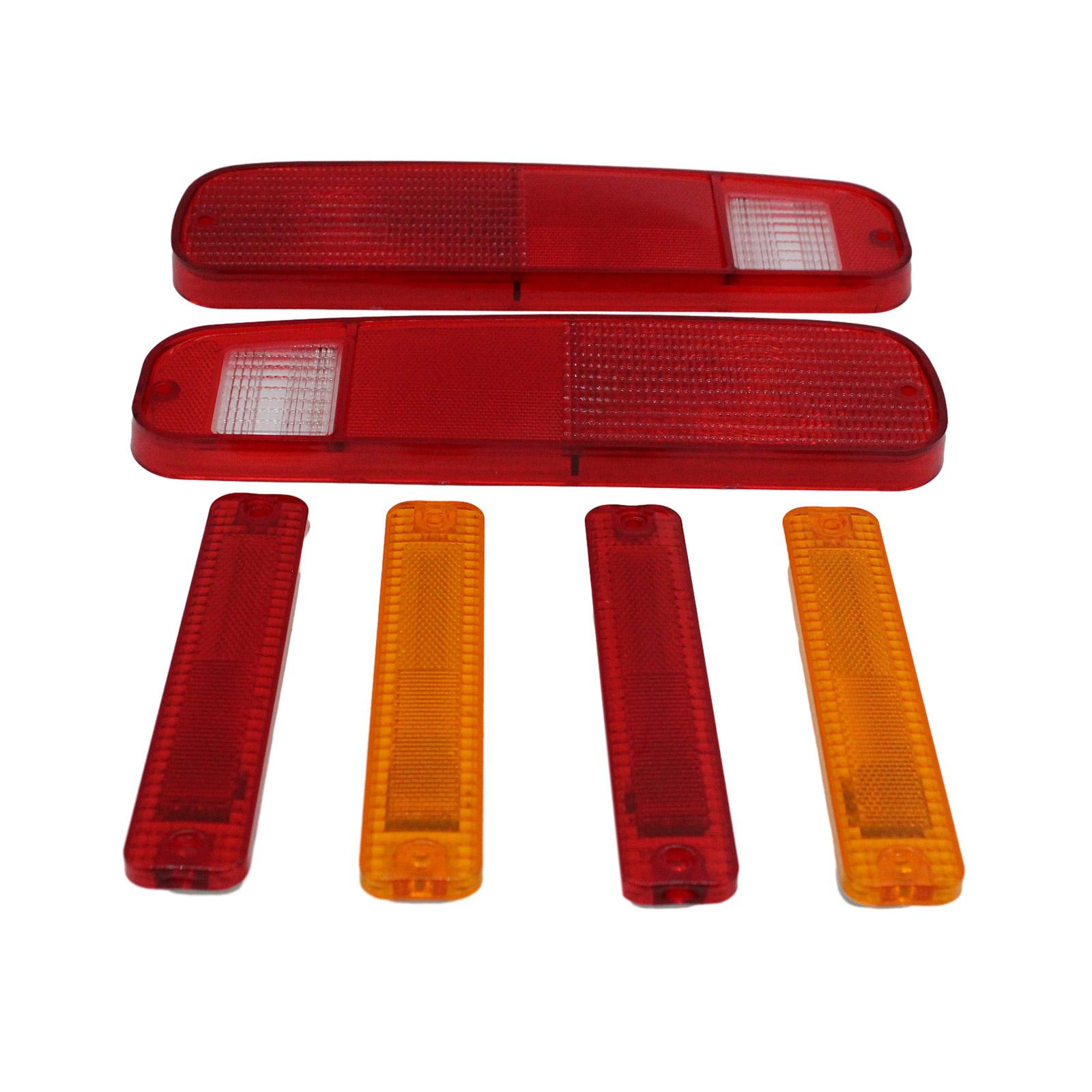 

Car Portable Taillight Truck Side FendersKit Indicator Lamp Durable Fit for F-150 F150 F250 Econoline High Transmittance