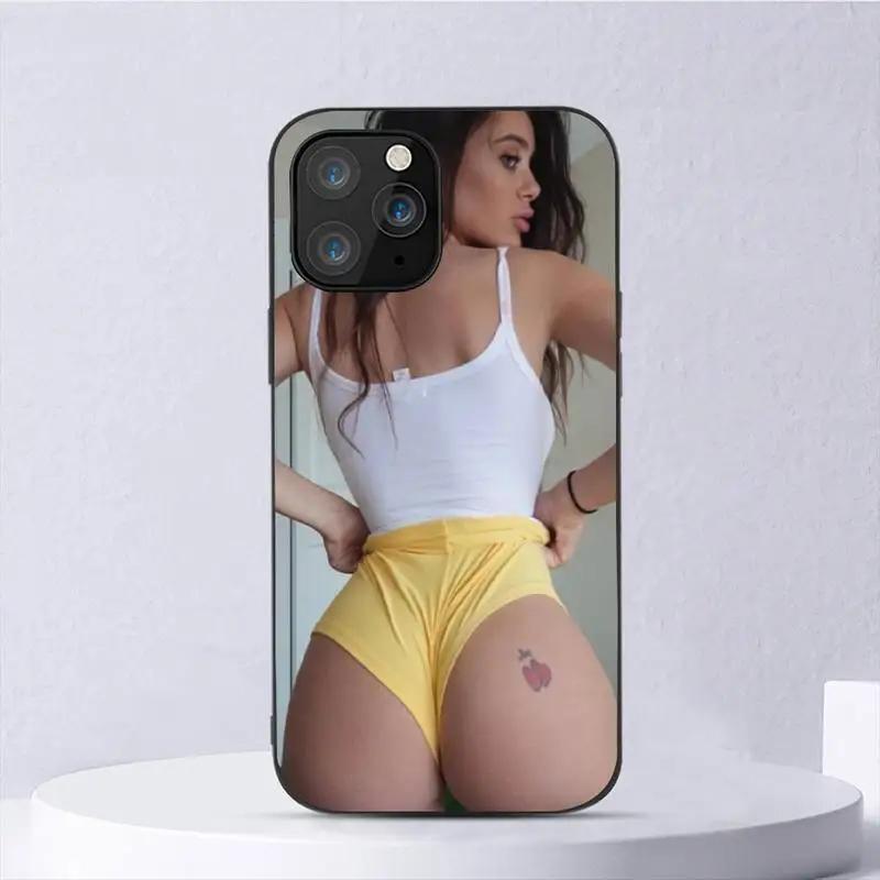 Husa de telefon sexy Lana Rhoades pentru iPhone 11 12 Mini 13 14 Pro XS Max X 8 7 6s Plus 5 SE XR Shell