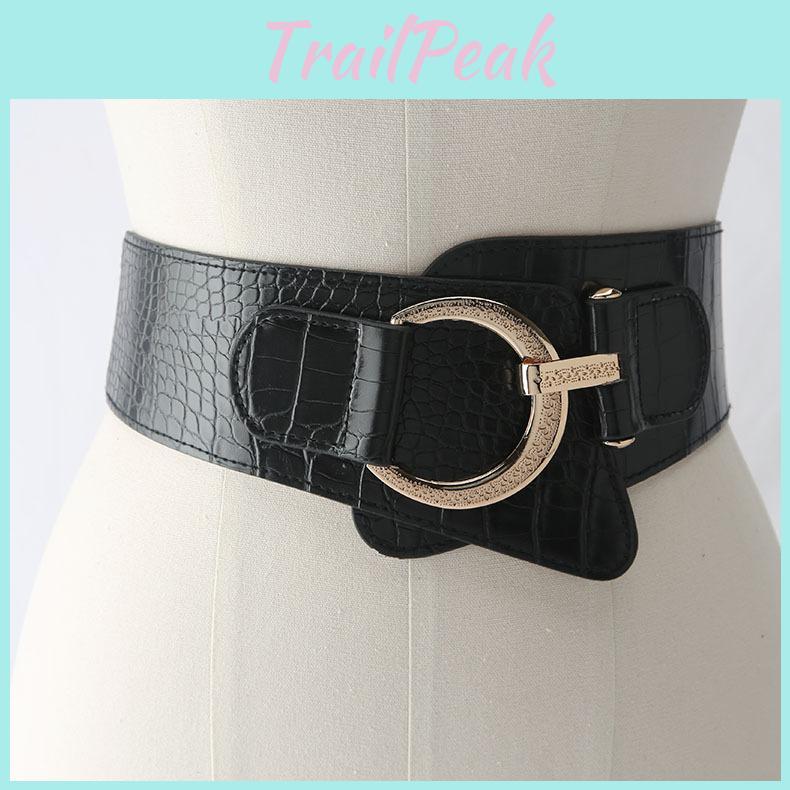 Wide Womens Elastic Waist Band With Seam Detail And Cshaped Closure For Daily