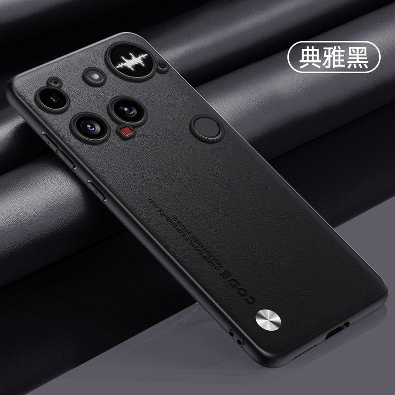 

Однотонный кожаный чехол для телефона Nothing Phone 3 3a Pro Матовый силиконовый чехол-бампер Чехлы для Nothing Phone3 Карбоновое волокно Nothing Phone (3) чёрный