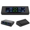 Tire Pressure Monitor System Solar Powered TPMS Detector with LCD 6 External Sensor for RV