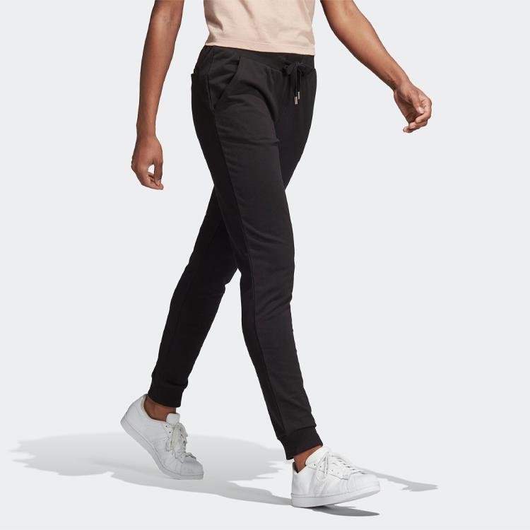 Adidas Originals Running Tapered Knit Sports Pants Women Bottoms Black CY7366