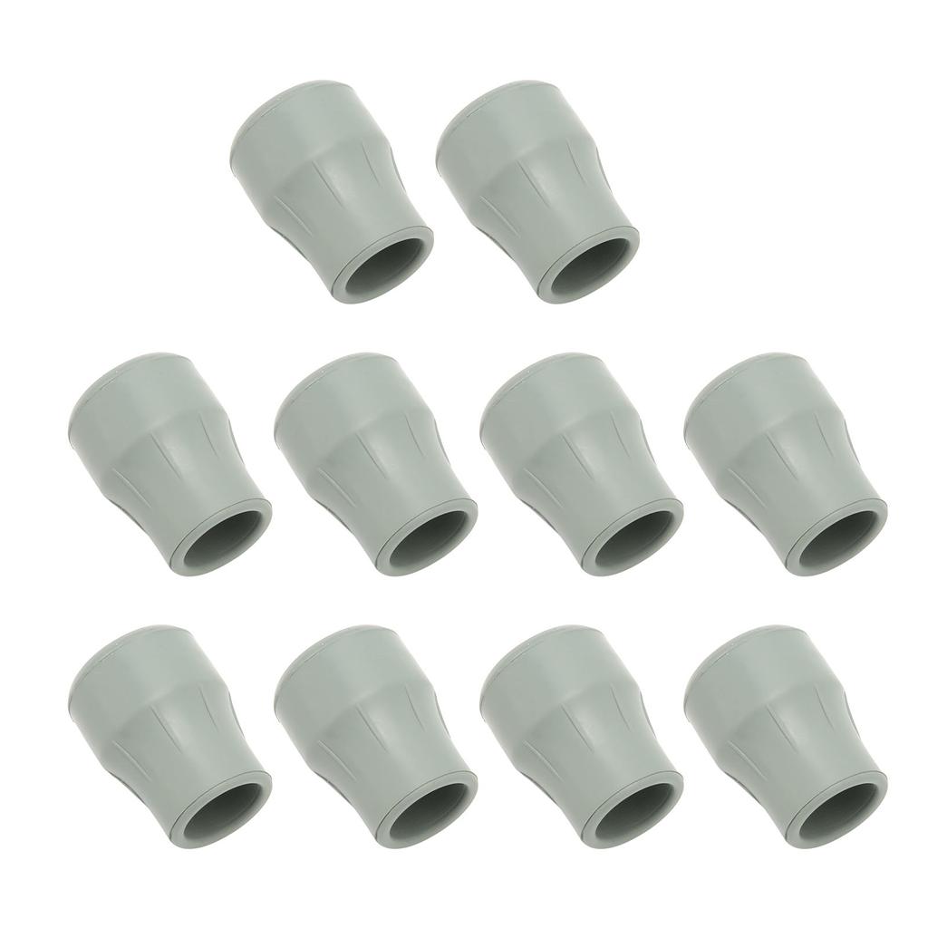 10 STÜCKE Gummi Puffer Krücken Spitzen Ersatz Rutschfest Gehstockspitzen Schutz 22mm Innendurchmesser