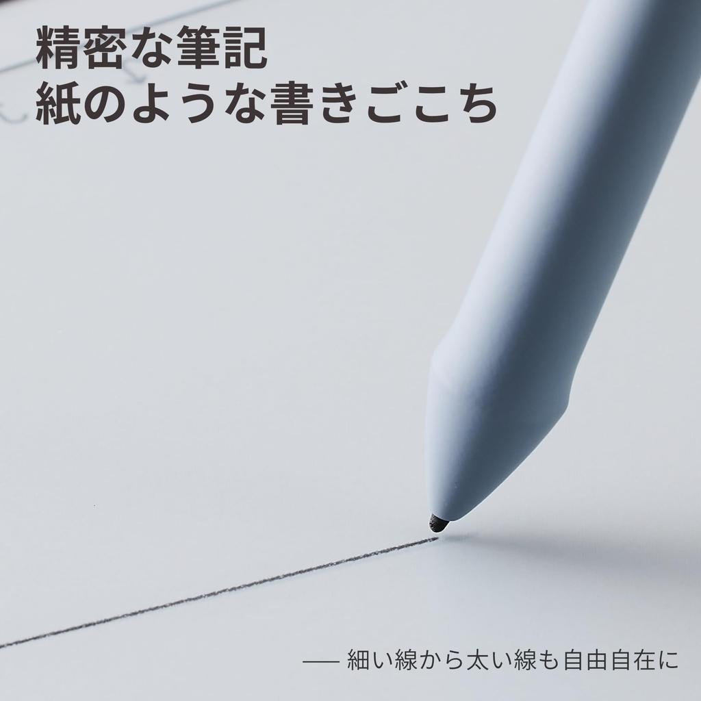 King Write SY05 Grauer EMR-Stift für Galaxy Note Fujitsu Quaderno mit Hoher Bis zu 4096 Druck Palmenerkennung und Radierer (Gen.2/Gen.3C) Genauigkeit, Pegel,