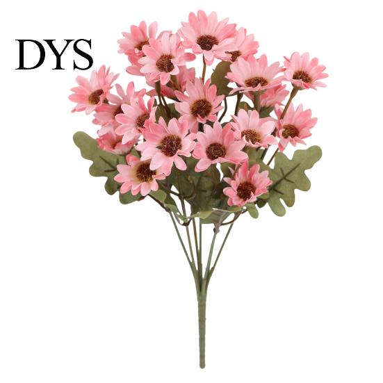 Reusable Artificial Floral Centerpieces Daisy Flowers, Realistic Plastic Arrangements, Faux Flower Bouquet, Lifelike Flowers for Home Decor