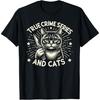 AniuGEYANIU True Crime Series and Cats, True Crime and Cats T-Shirt
