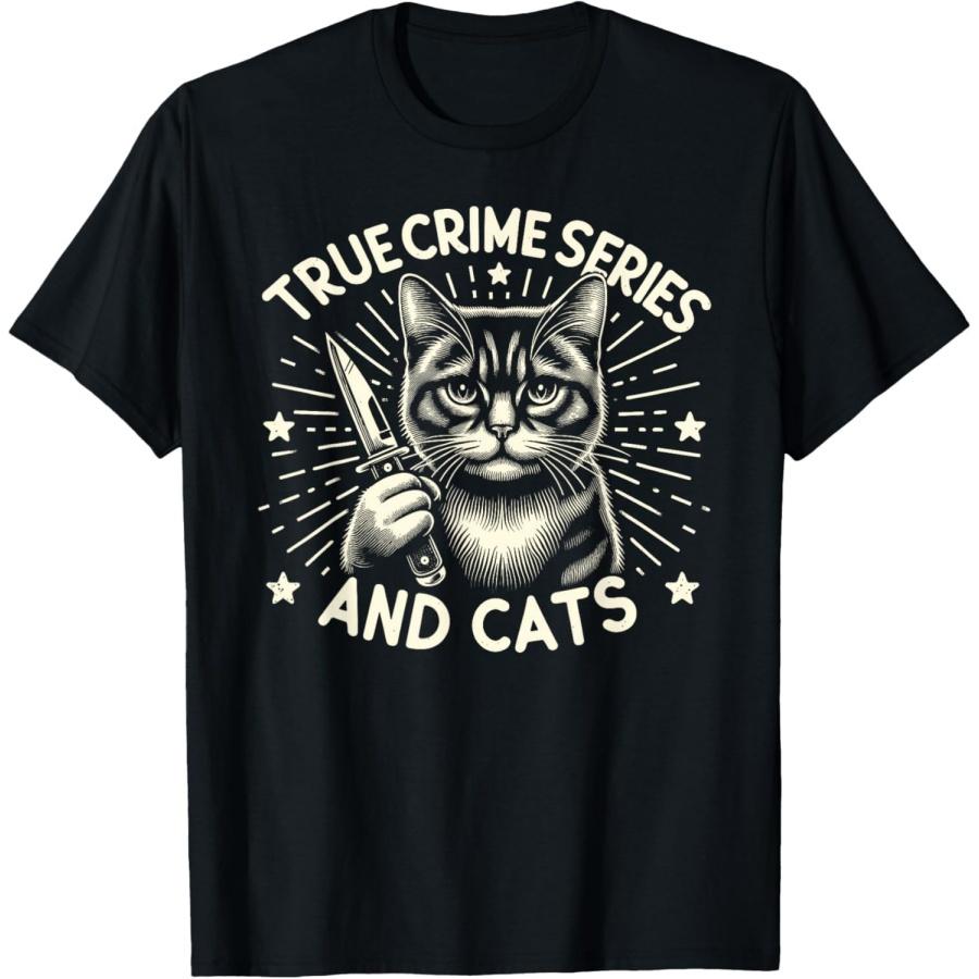 

AniuGEYANIU True Crime Series and Cats, True Crime and Cats T-Shirt XXXXXL різнокольоровий
