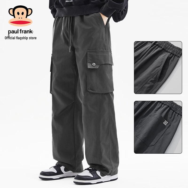 Paul Frank Men s American Retro Loose Fit Straight-Leg Cargo Pants XL
