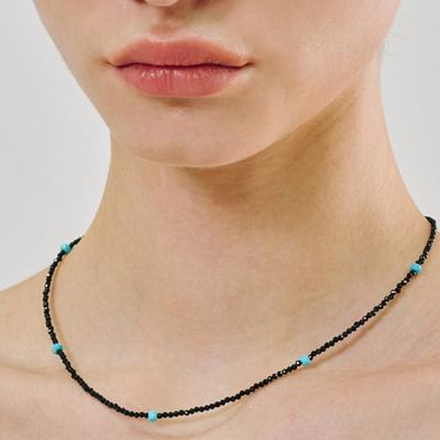 JYDDM 925 Crystal Bead Necklace