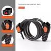 New 5‑Digit Bicycle Password Lock Thickened Steel Cable Anti‑Theft Lock Universal for Mountain Bike Electric Scooter Cycling Security Lock