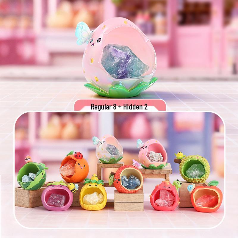 Qingqiu Nine-Tailed Fox Blind Box Figurine - Trendy New Year Gift & Desktop Decoration