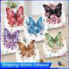 6 Stück Schmetterling Blume Erwachsener DIY Diamantkunst Grußkarten Handgemachte Diamantmalerei Karten für Erwachsenen Anfänger Feiertagssegen