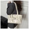 Chic Faux Leather Tote Bag for Women Large Capacity Commuter Shoulder Handbag