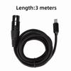 Low Noise Type C Microphone Audio Cable USB Mic Recording Cable  Podcast & Live Broadcast